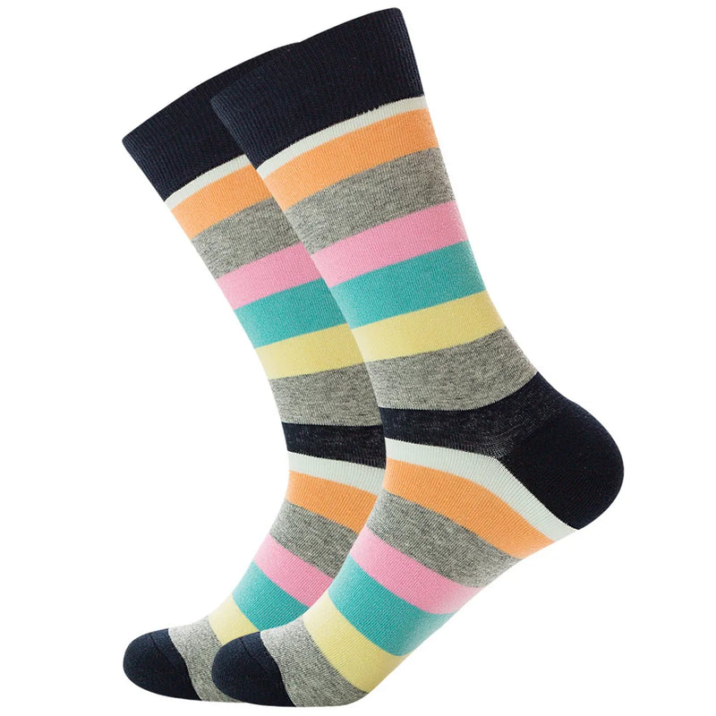 Premium Colorful Socks - Casual 5 Pairs