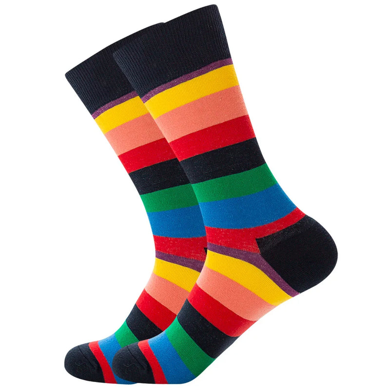 Premium Colorful Socks - Casual 5 Pairs