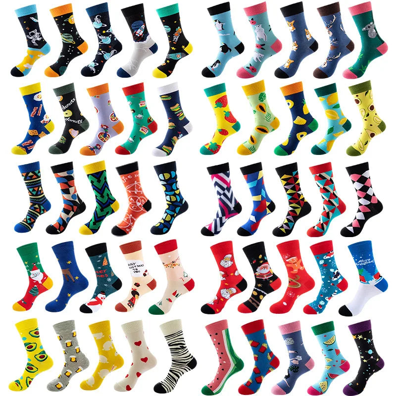 Premium Funny Socks - 5 Pairs